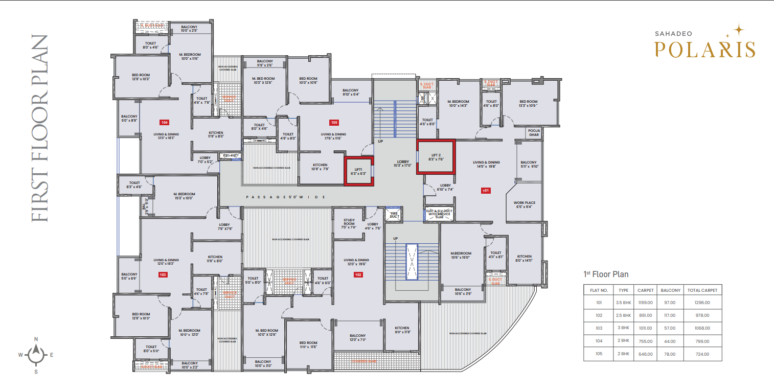 2 BHK Plan